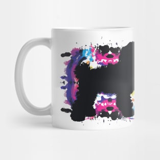 Black Russian Terrier Dog Stencil Mug